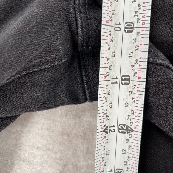 NWT M Jeans by Maurices Jeans Womens MEDIUM Short‎ High Rise Skinny Black Denim - Picture 12 of 14